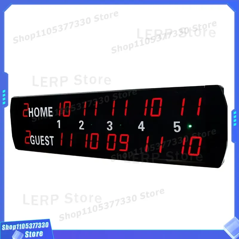Portable Electronic Digital Scoreboard 1.8 Inch LED Display for Table Tennis Badminton Indoor Game Counter Light Emitting