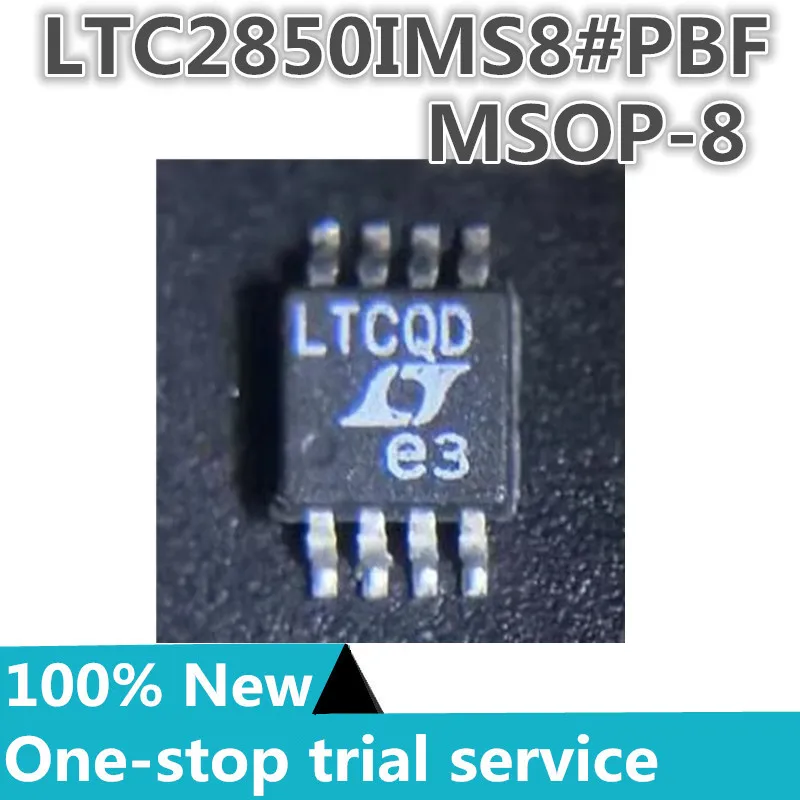 1-100pcs %New stock LTC2850IMS8#PBF making LTCQD MSOP8 LTC2850IMS8 transceiver driver/receiver