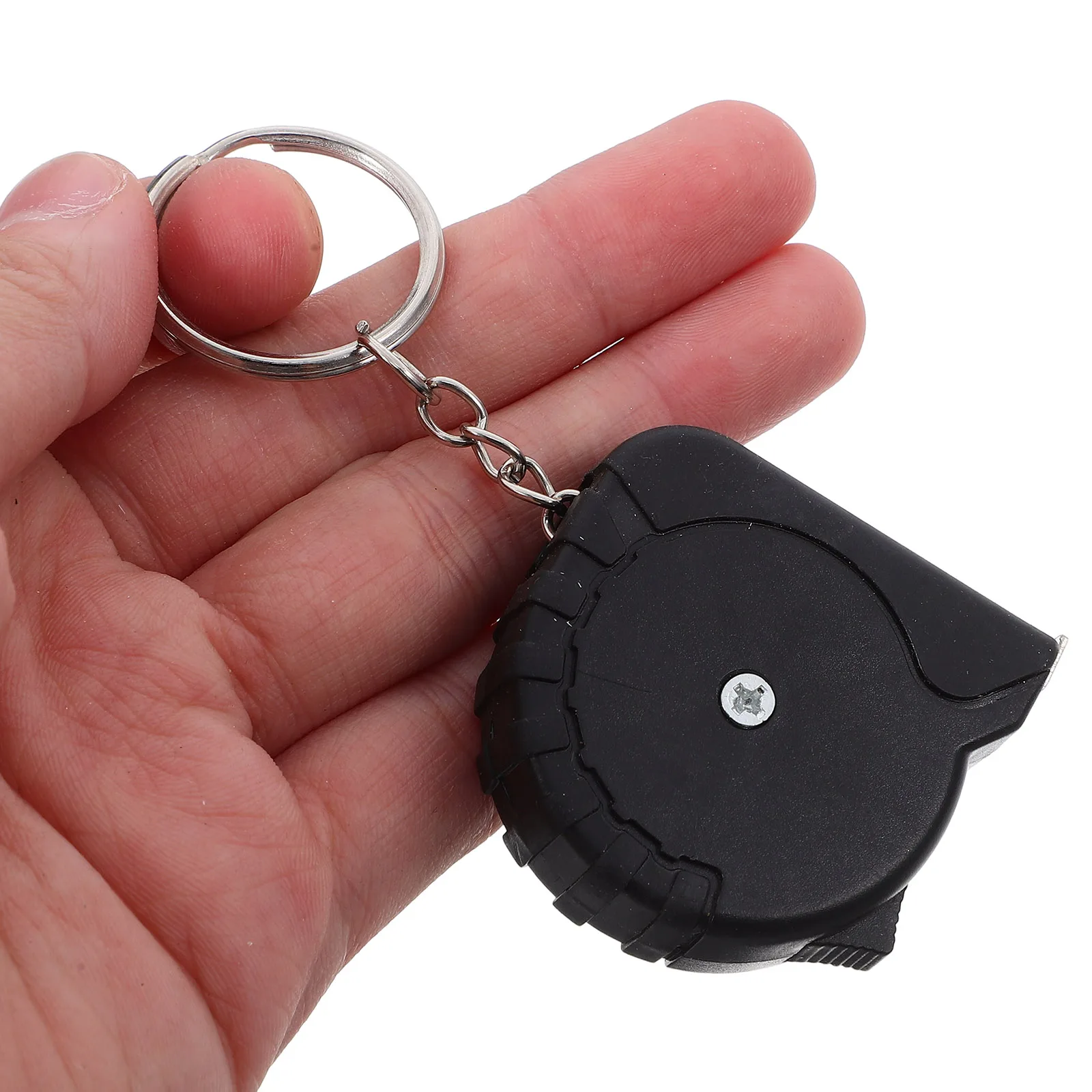 

12pcs Steel Tape Measure Mini Retractable Keychain Pocket Size Compact ABS Steel Bright Color Versatile Tool Measuring Needs