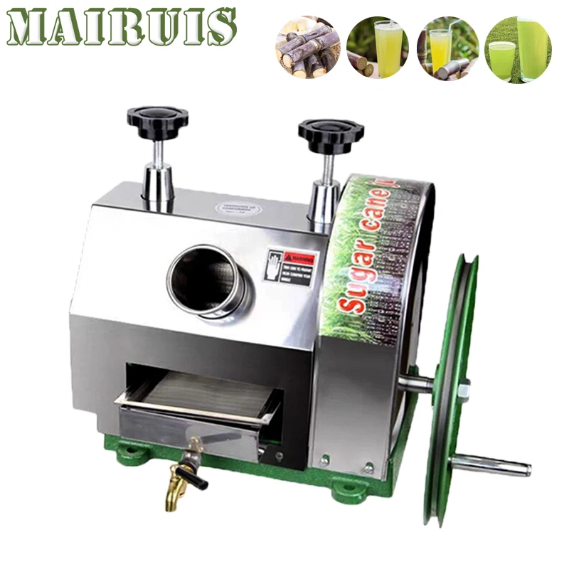 Stainless Steel Manual Sugarcane Juicer Extractor Sugar Cane Juice Machine