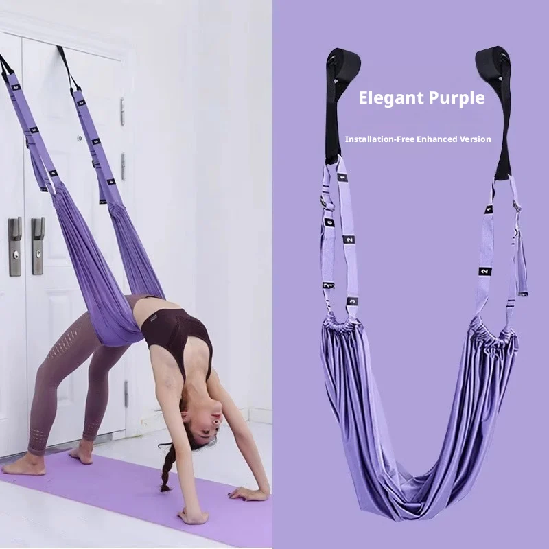 Yoga Strap Stretch Band Fitness Hanging Rope Universal Back Leg Belt for Backbend Split Handstand Home Inversion Training Hammoc