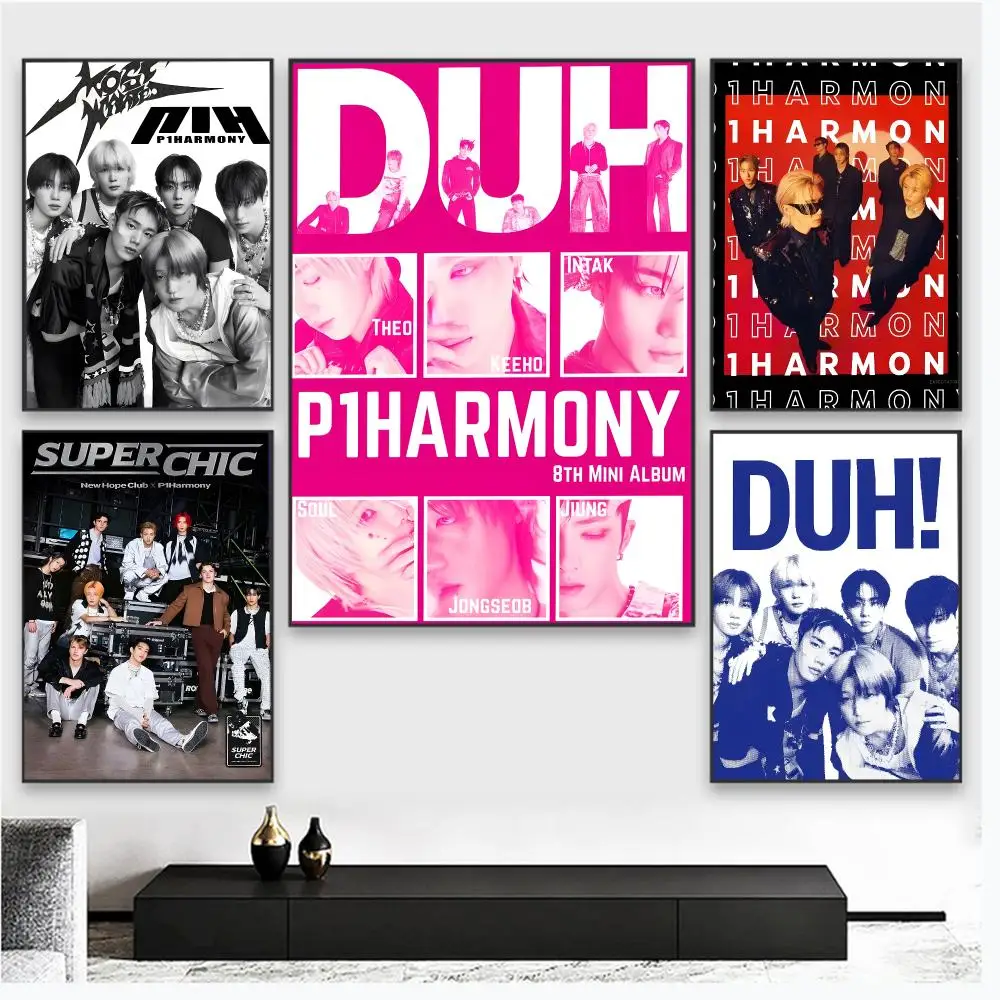 P1-h-Harmony Band Singer Poster Wall Art Poster Pictures, Aesthetic Home Decor For Living Room Bedroom Office