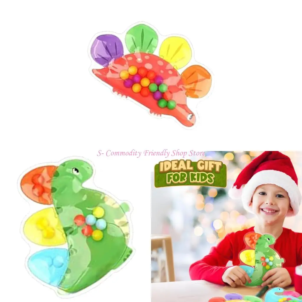 85ae Kids Riconoscimento del colore Educational Squeeze Toy Gestione emotiva giocattolo dei dinosauri