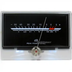 V-031 amplificatore di potenza Audio ad alta precisione Vu Meter indicatore di intestazione del livello Db picco con retroilluminazione