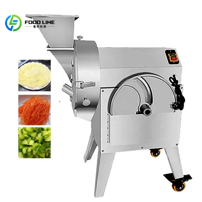 Multifunctional Fruit Vegetable Cutting Machine Slicer Shredder Dicer Commercial Processing