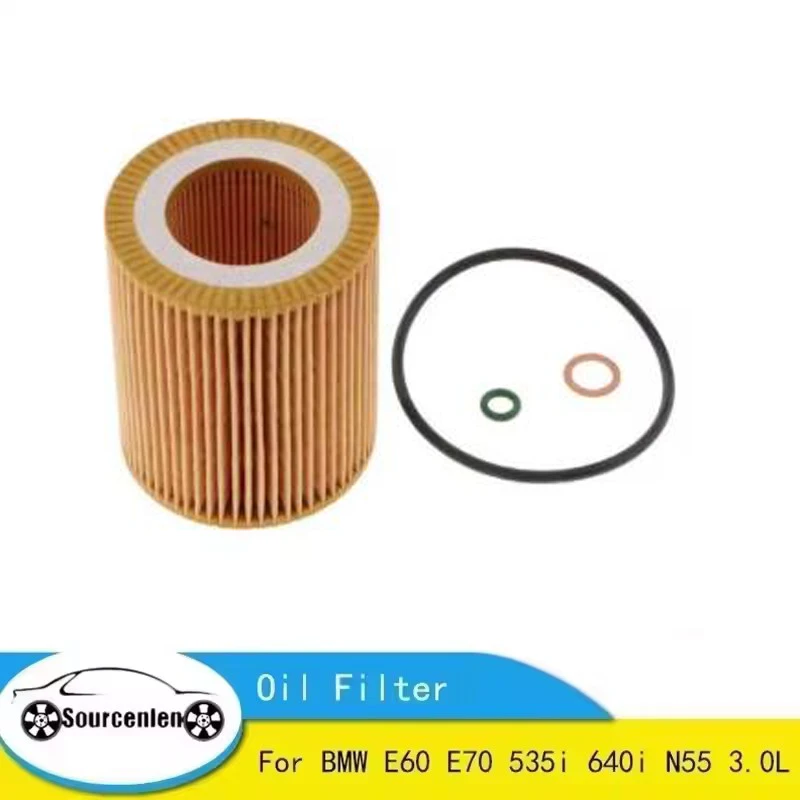 

Original Quality Oil Filter For BMW E60 E70 535i 640i N55 3.0L 11427566327 11427541827 F02 F06 Oil Filter F10 F12 F33 F34 F36