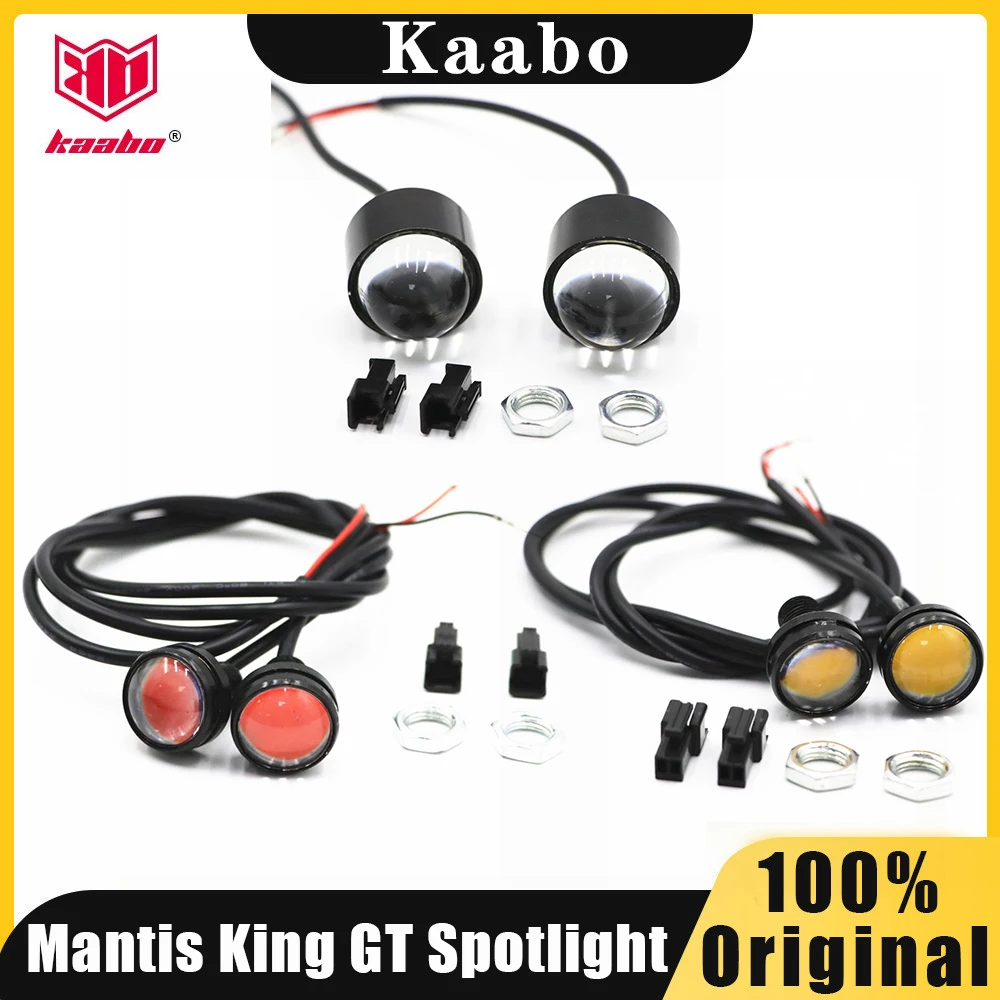 Original Kaabo Mantis King GT Spotlight Headlight Brake Light Turn Signal Spotlight Spare Part Official Kaabo Accessories