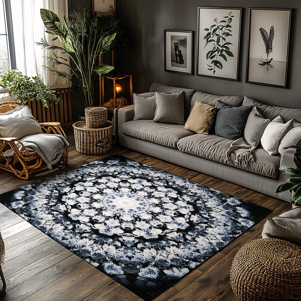 

Уютный ковер Shag, моющиеся, нескользящие, для использования в помещении и на открытом воздухе, современный геометрический абстрактный ковер, домашний декор, коврики для гостиной