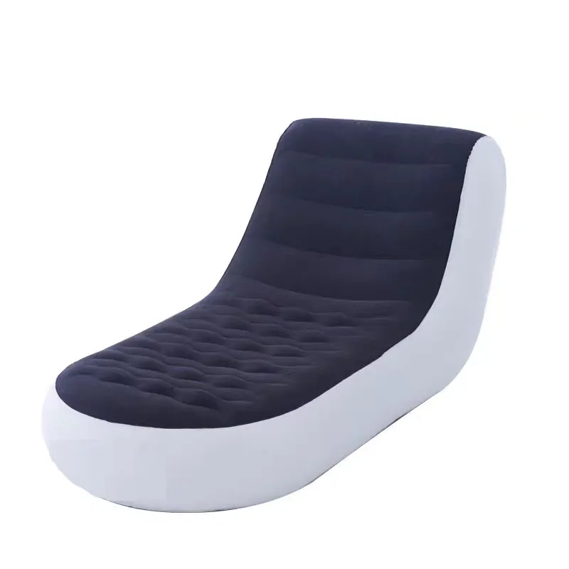 

New arrival L-shaped Inflatable Sofa Bed Single Outdoor Portable Inflatable Sofa Home Lazy Sofa With Household Electric Pump+Pil