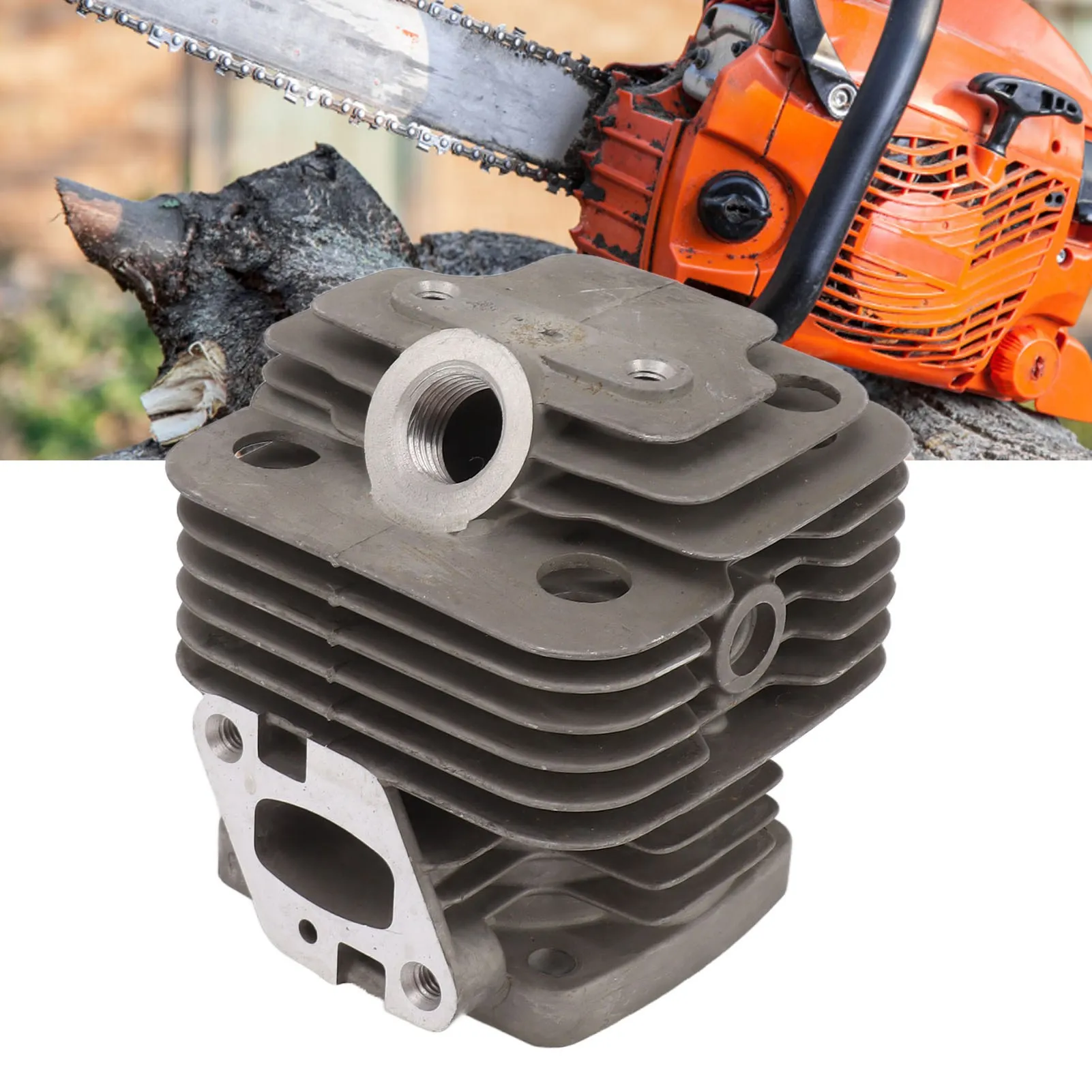 

Комплект поршня цилиндра в сборе, алюминиевый сплав, 38 мм, поршень цилиндра электрической бензопилы, запасная часть для SRM 350ES SRM 3605 RM 350