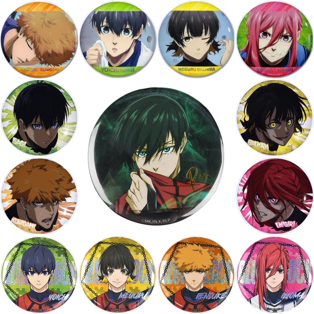 

58 мм аниме синий замок Рин Итоши Наги Сейширо Чигири Хёма косплей костюм значок булавка SPTE жесть брошь ﻿ Хэллоуин реквизит Gilf