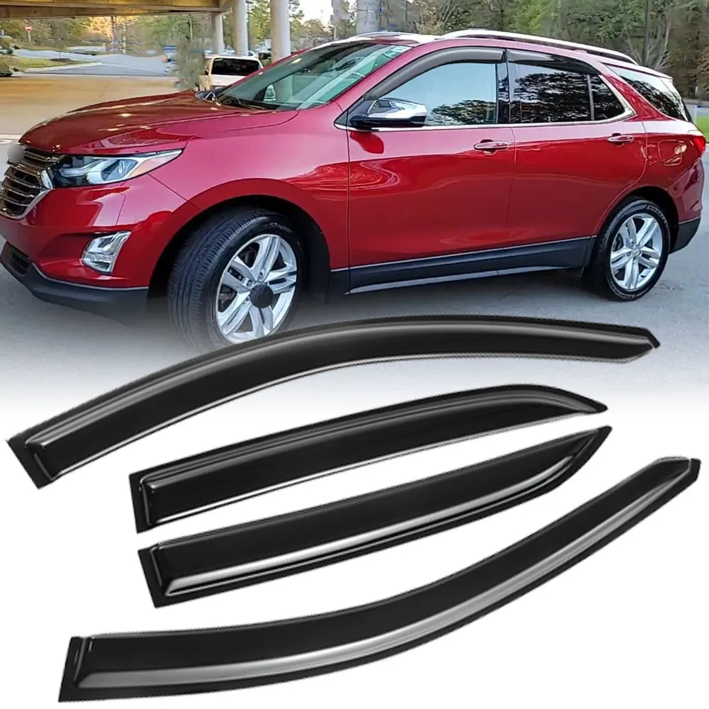 

Дефлекторы окон (ветровики) для Chevrolet Equinox 2018-2024, внешние, от солнца и дождя