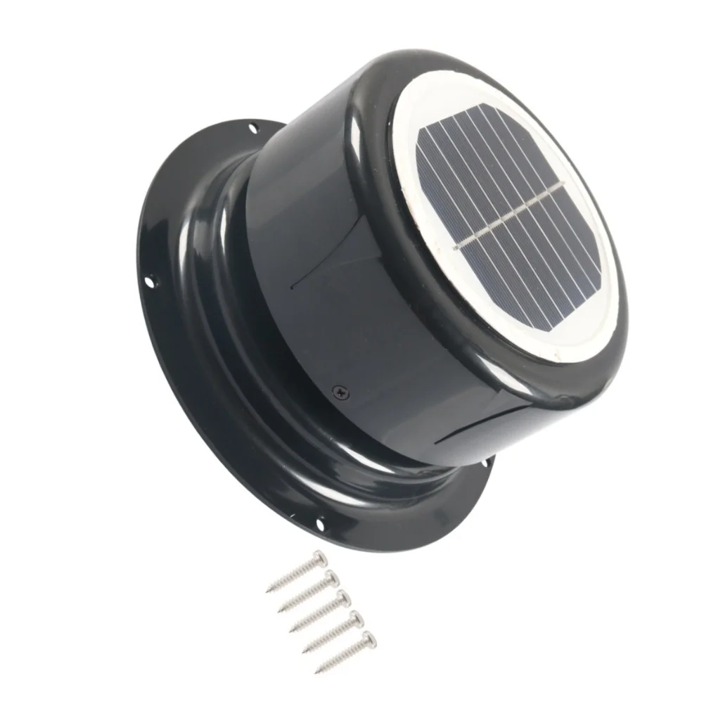 Compact Solar Roof Ventilation Fan for RVs Trailers Boats Vans Sheds and ABS Construction for Outdoor Durability