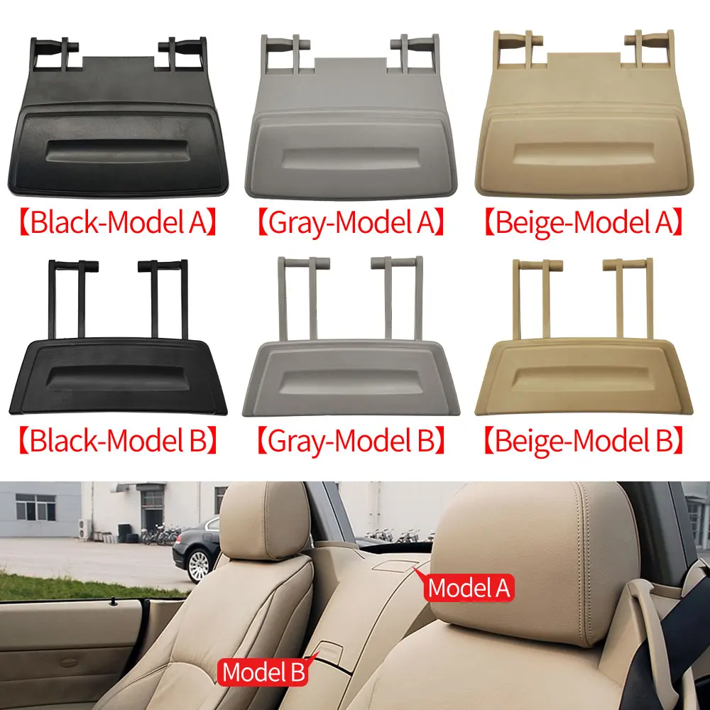 Car Seat Middle Storage Box Armrest Box Switch Handle Button Cover Accessory For BMW Z4 E85 2003-2008 51467031364 51466978107