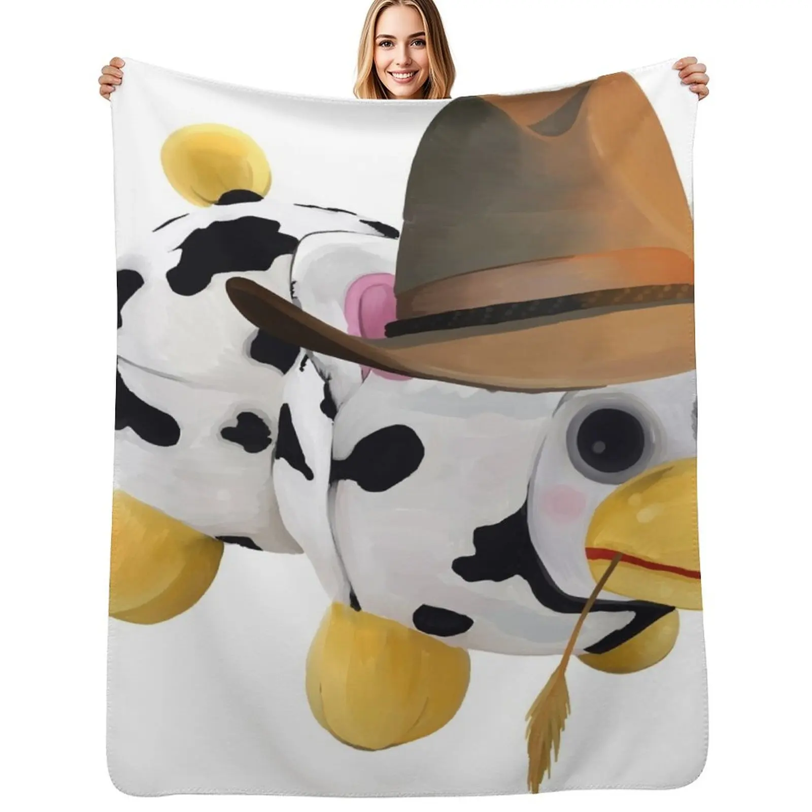 

Cowboy peepy Throw Blanket Modern Design Soft Blanket for Home Decor