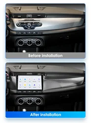 2Din Carplay Android 13 Car Radio Multimedia for Alfa Romeo Giulietta 2010-2018 Car Player GPS Autoradio Stereo Headunit Screen