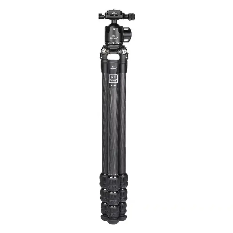 

Marsace MT14S / XB-1R No Center Column Carbon Fiber Tripod & Ball Head Kit With Quick Release Plate Professonal Tripod