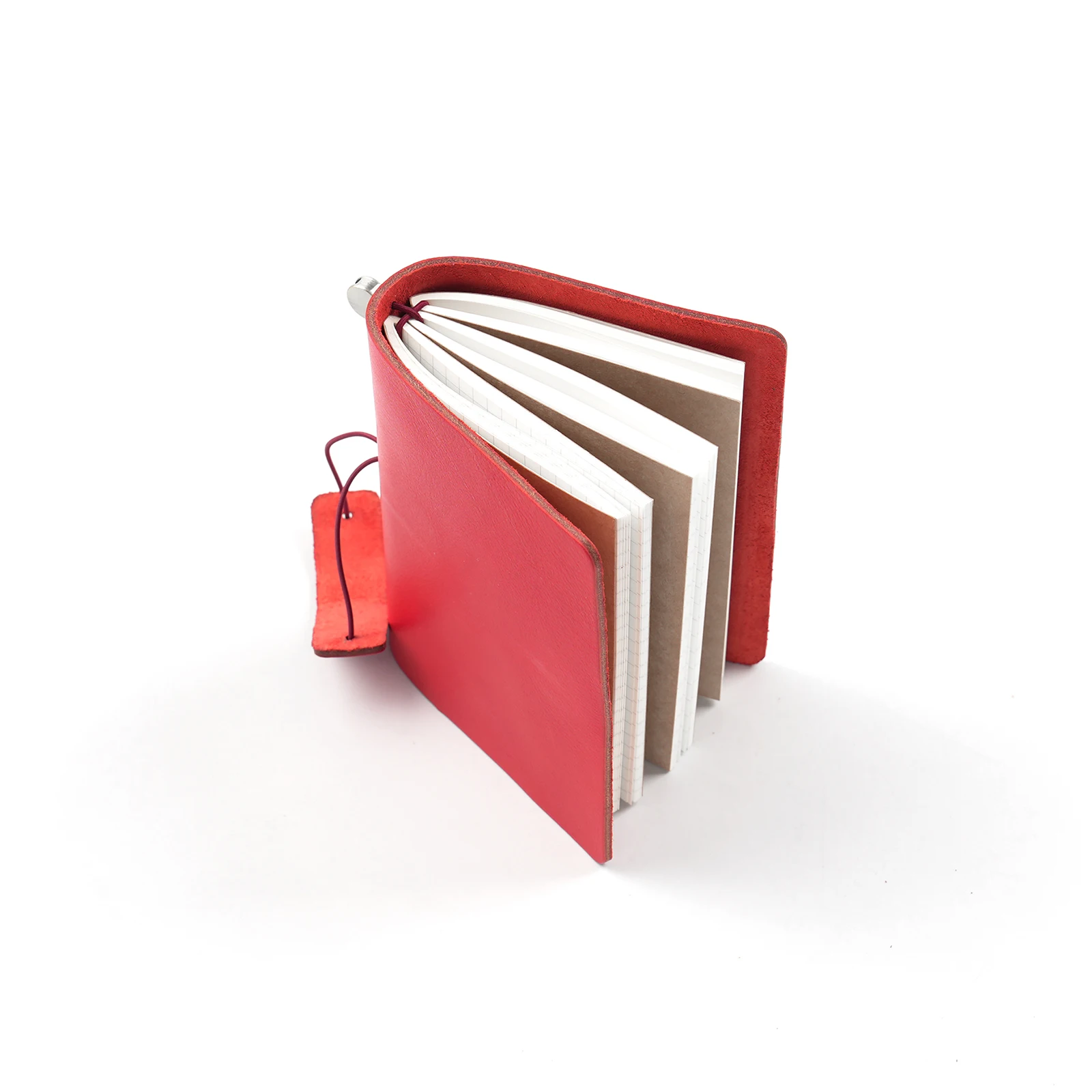 Moterm Compact Series rozmiar paszportu podróżnik Notebook pełnoziarnisty Organizer ze skóry garbowanej roślinnie pamiętnik Sketchbook Planner