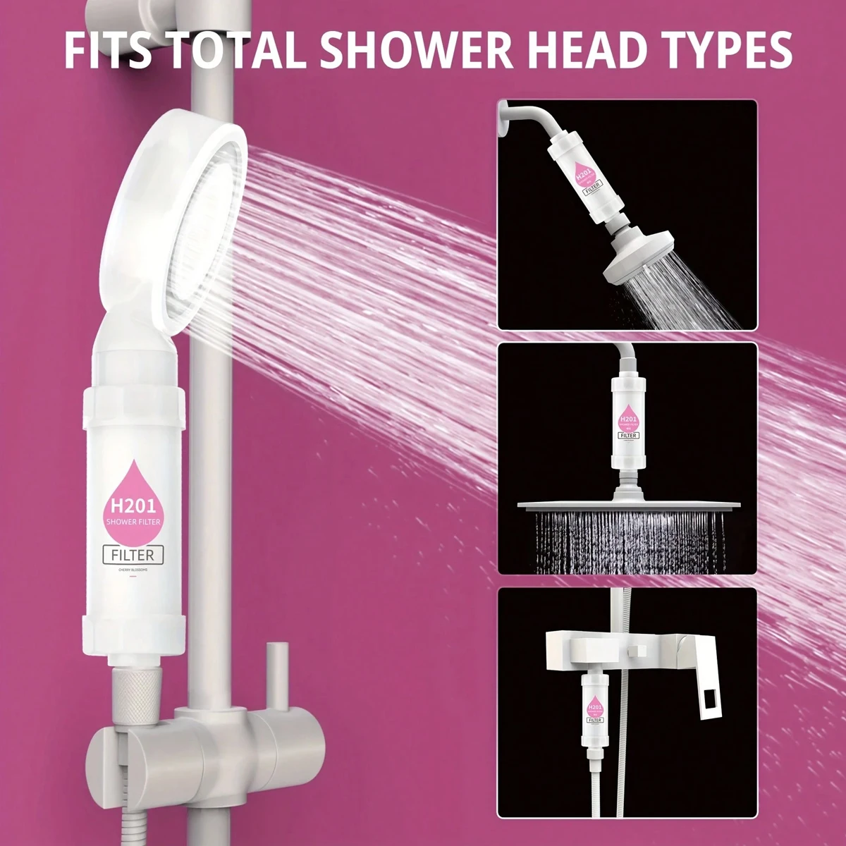 Filter For Shower Scented Shower Head Water Softener Improve Hair Skin Removal Shower Purifier Bathroom Accessories