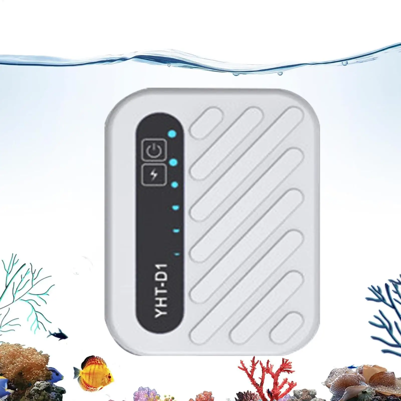 Aquarium Air Pump Portable Fishing Lures Aerator USB Rechargeable Aerator For Outdoor Indoor Pond Hydroponics Turtle Minnow