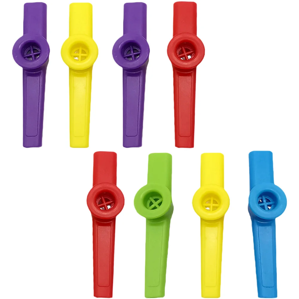 8 Pcs Toy Trumpet Kazoo Kids Musical Instruments Guitar Professional Kazoos Toddler