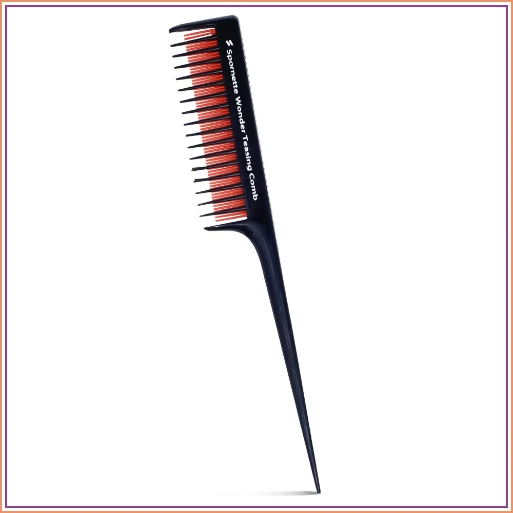 

Rat Tail Comb for Teasing, Backcombing & Sectioning - Adds Volume to Fine Hair - Heat-Resistant & Durable