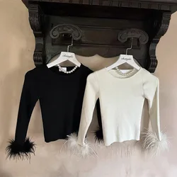 Baby Kids Girl  Fall Cotton Tassel  Blouse , Children Princess Elegant Long Sleeve Top  2-8T
