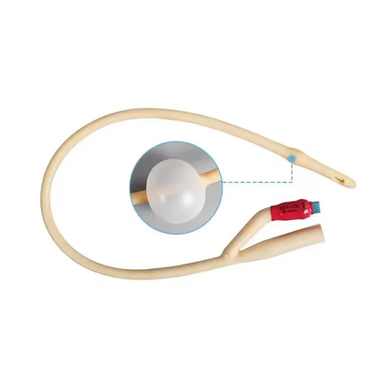

12 шт., катетер с двойным люменом, мужской и женский одноразовый стерильный мочевой дренажный катетер для взрослых, латексный катетер 14FR/16FR/18FR/20FR/22FR