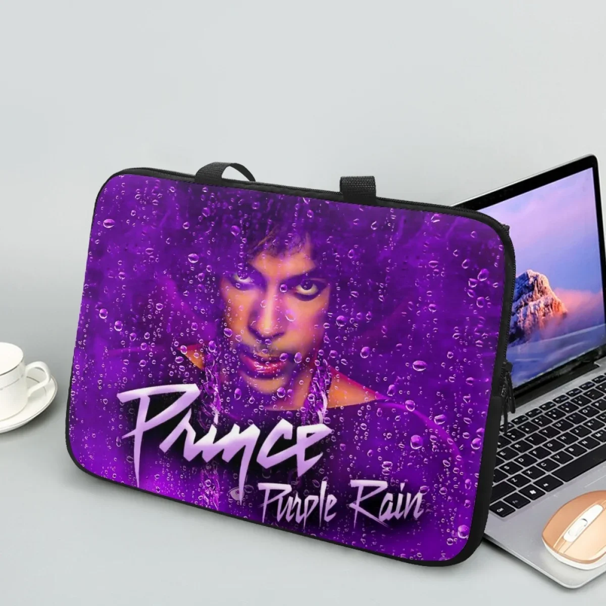 

Prince Purple Rain Laptop Sleeve Case 13 14 15 16 17 Inch For Notebook Bag Rock Music Carrying Bag Shockproof Case for Men Women