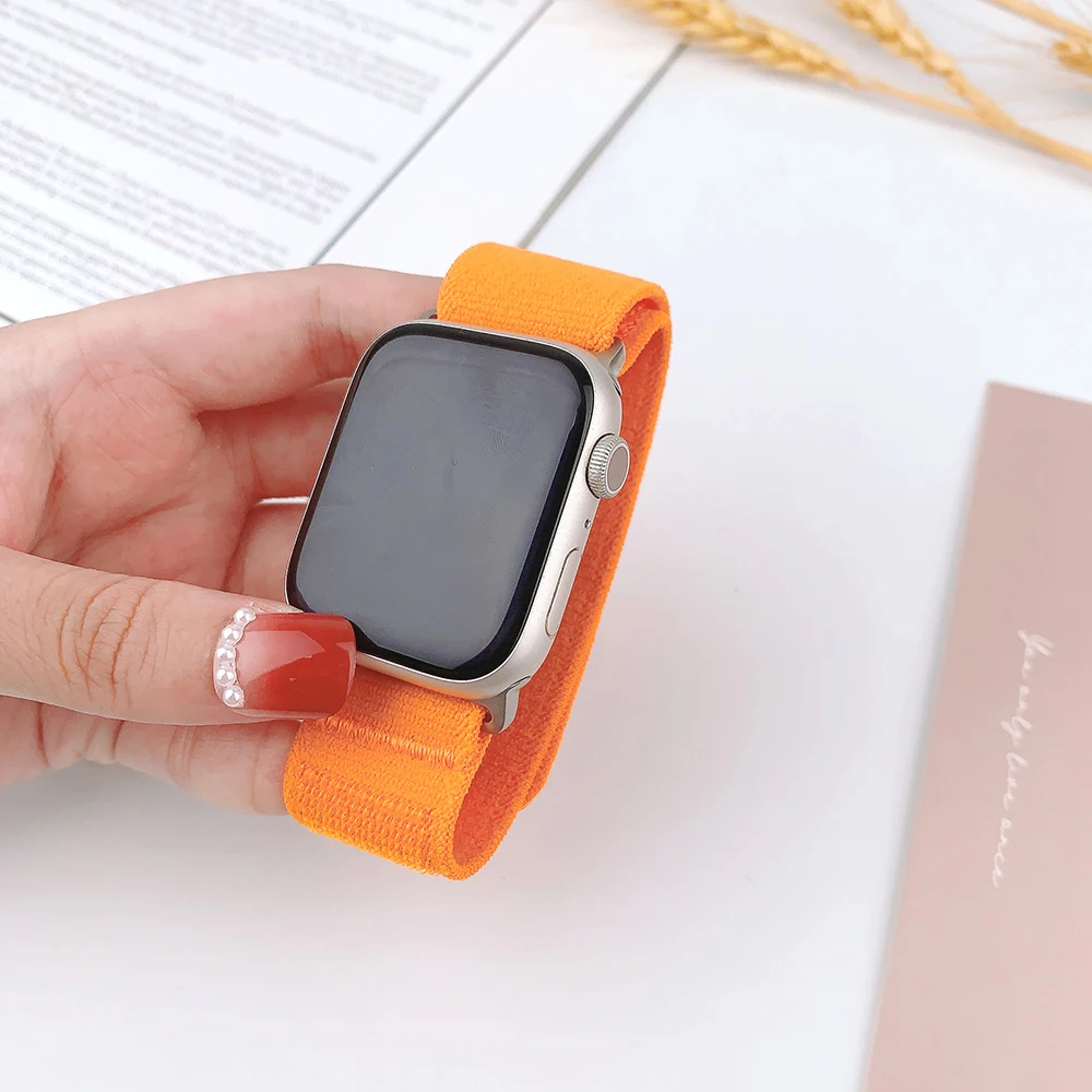 Correa para Apple Watch, pulsera Ultra Trail Loop de 49mm, 44mm, 40mm, 45mm, 41mm, 38mm, 42mm para Iwatch Series 9, 7, Se, 6, 8, 5, 3