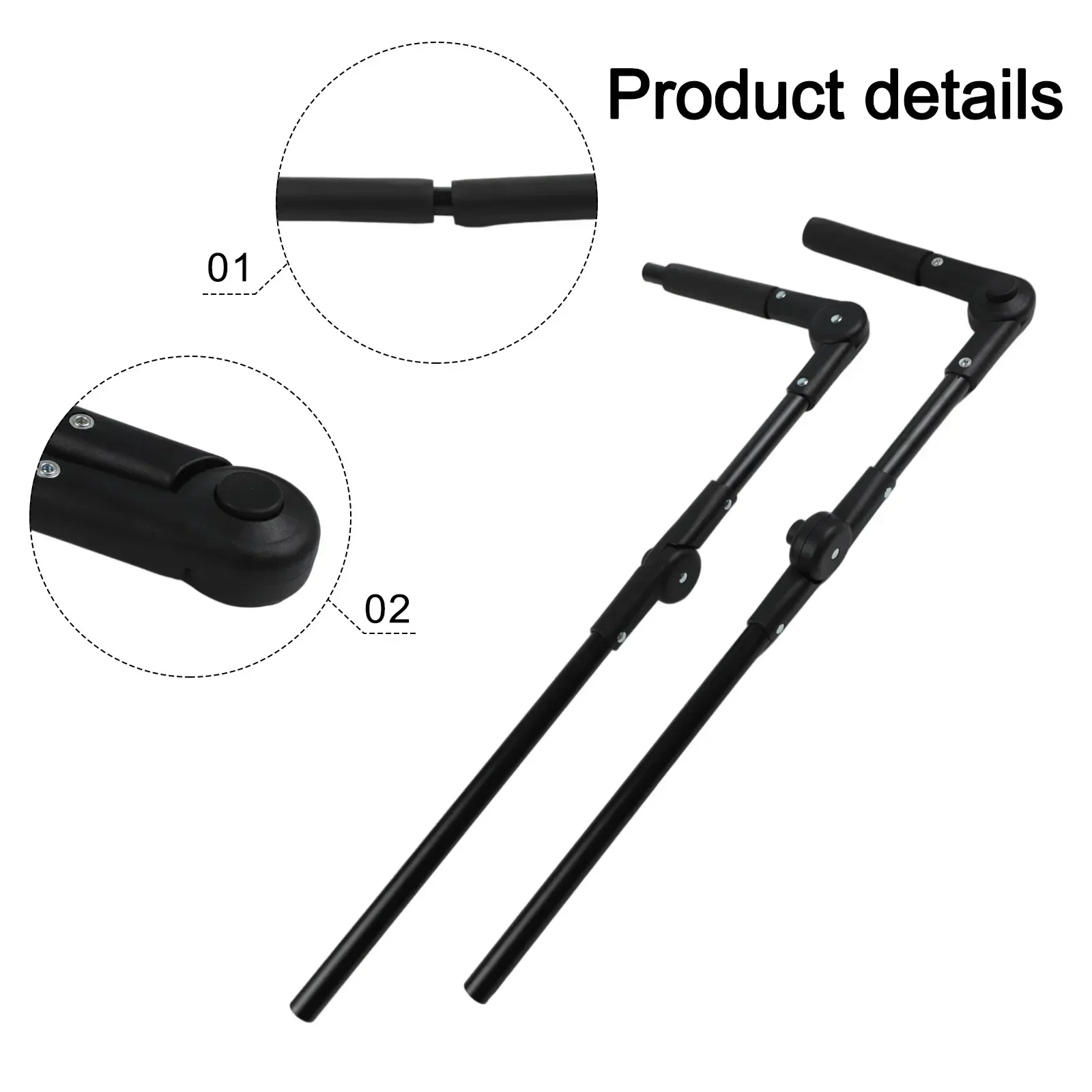 

For Grocery Carts For Shopping Carts Push Handle Camping Outdoor Gatherings 1300g Outdoor Adjustable Height Camping