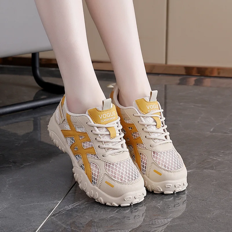 

Dad's Breathable Mesh Sports Shoes for Women, Dad Shoes, Versatile Shoes, New Style, Summer, 2025