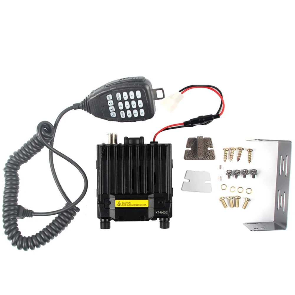 

For QYT KT-7900D Mobile Radio 25W Quad Band 144/220/350/440MHZ Car Radio Ham Transceiver Station