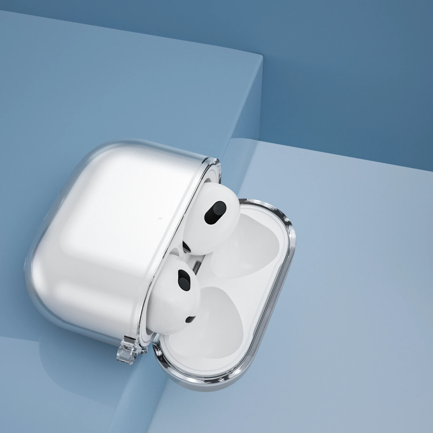 Новый прозрачный черный чехол для AirPods 4 с активным шумоподавлением/AirPods 4 (2024), защитная пленка от царапин для AirPod 4, прозрачный чехол