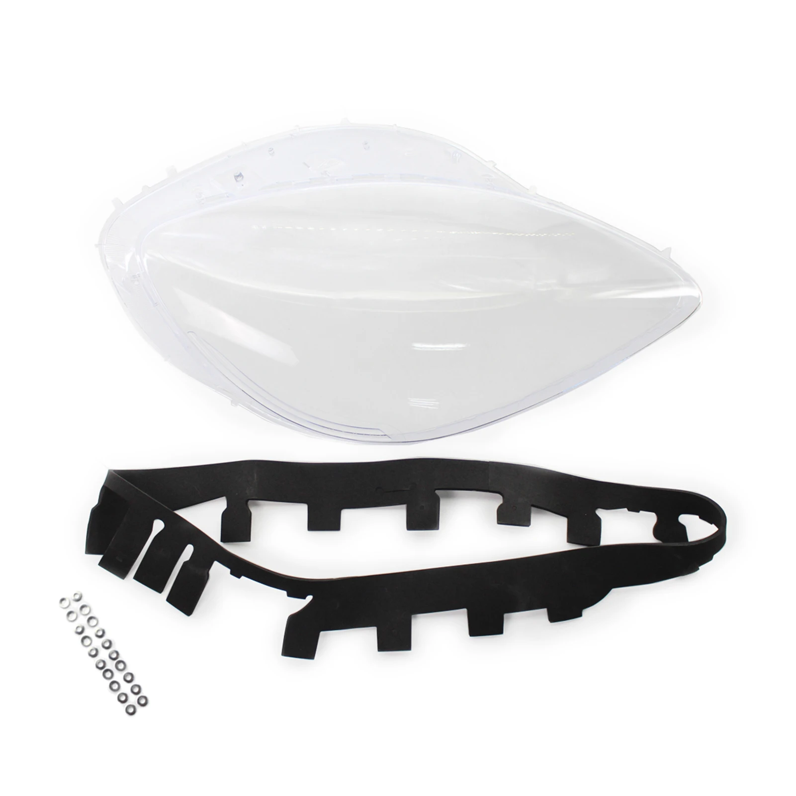 Headlight Lens Cover Headlamp Lens Plastic Shell Cover Headlight Assembly Replacement for Corvette C6 2005-2013