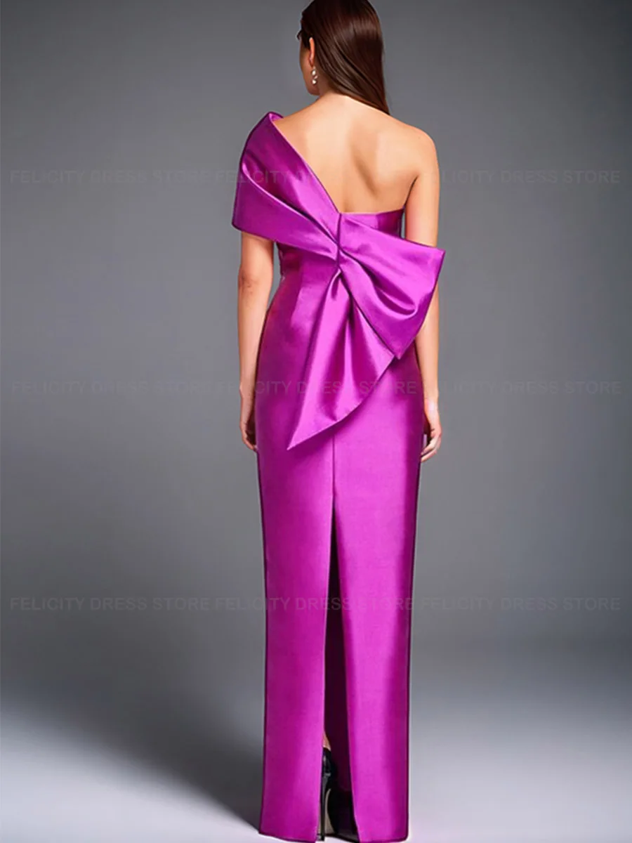 Robe de soirée en satin pour la mère de la mariée, gaine simple, robes d'invité de mariage à une initiative, longueur au sol en fibre, 2023