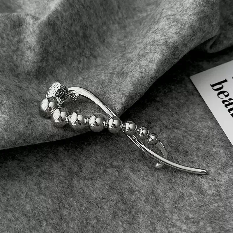 

Simple Hairpin Advanced Sense, Back Head, Twisted Metal Barrettes Banana Twist Clips Headwear Girls Women Hair Accessories