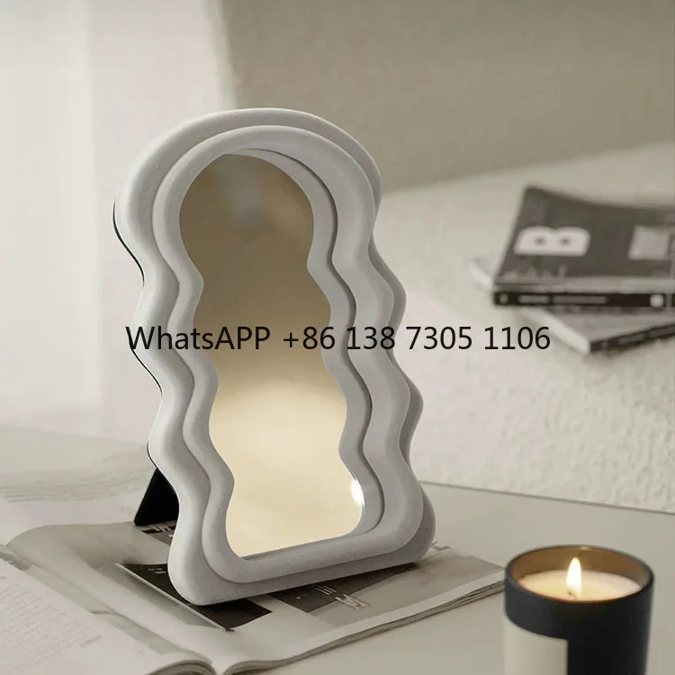 

Home desktop desktop lighted vanity mirror office bedroom dormitory student portable fill light makeup mirror