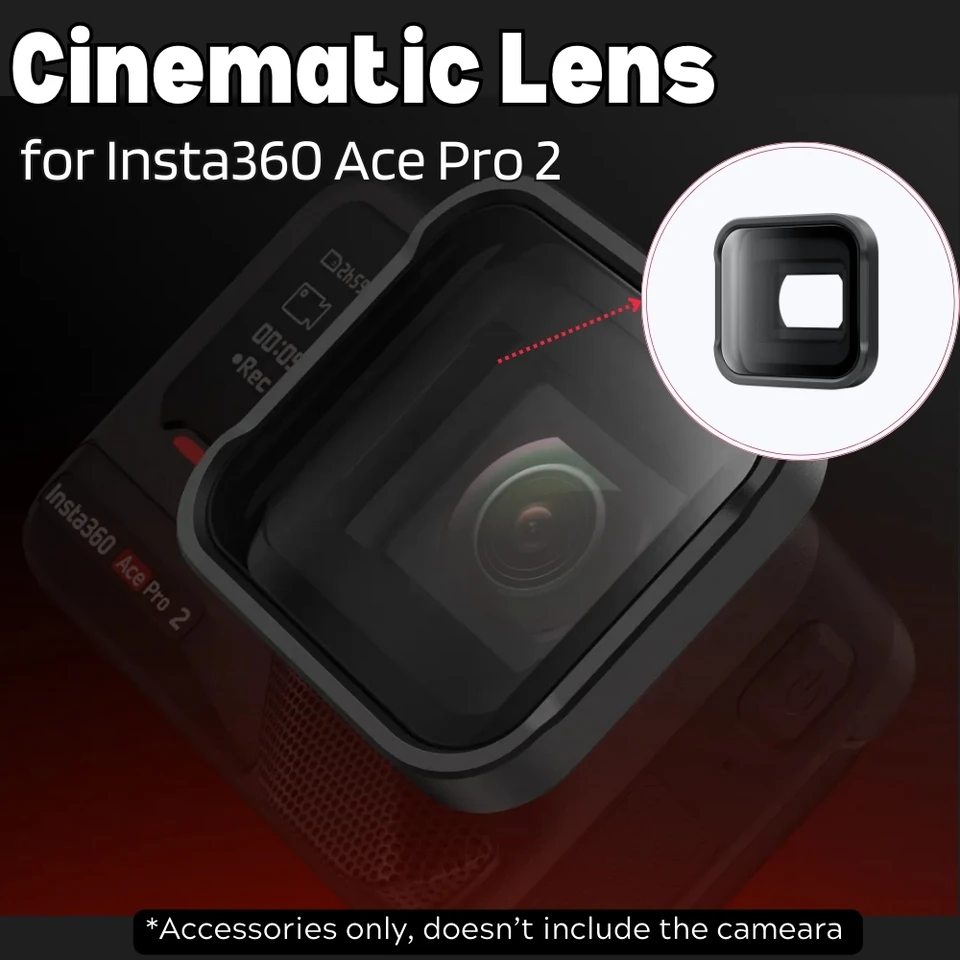 Insta360 Ace Pro 2 シネマティックレンズ 取り外し可能な2.35:1