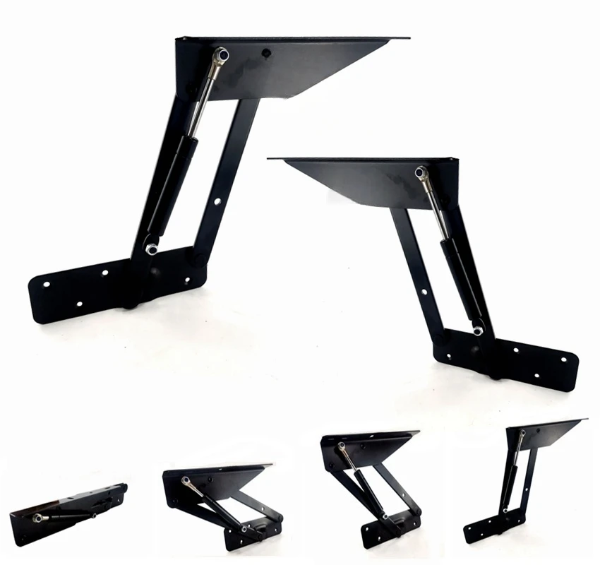 Hydraulic buffer tea table lifter spring lifting folding bracket multifunctional furniture hardware accessories