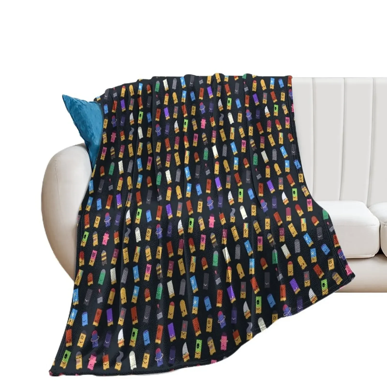 |Black| Kin Kollection - Enter the Gungeon Throw Blanket Blankets For Bed Shaggy Decorative Sofas Single Blankets