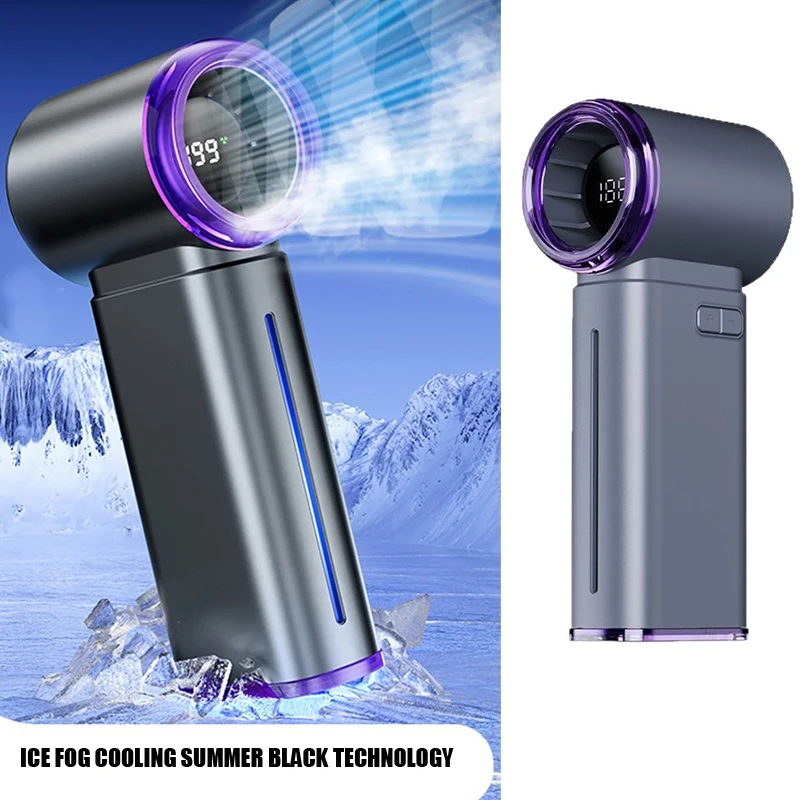 

Портативный ручной вентилятор 2025, новинка 199-ступенчатый увлажнитель воздуха, USB перезаряжаемый мини-устройство охлаждения для домашнего офиса на открытом воздухе