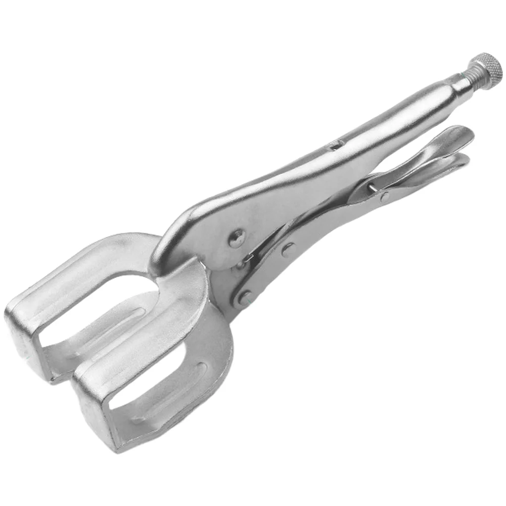 Industrial Grade Locking Clamp with Adjustable Screw for Accurate Clamping Force Management in Fabrication and Maintenance Work