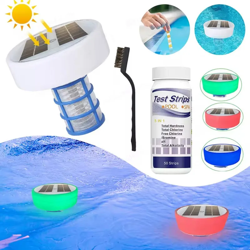 1Set Outdoor Solar Pool Ionizer Cleaner Silver Ion Swimming Pool Cleaning Spa Fountains Cleaner Equipment Water Disinfection