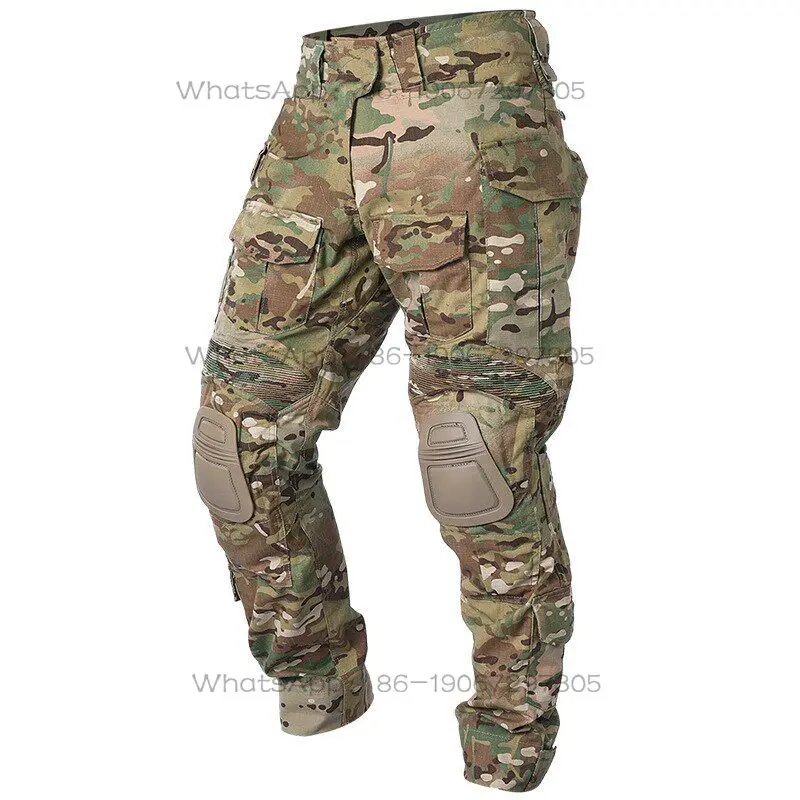 Suitable for Outdoor Wear G3 Frog Suit Trousers Outdoor Training Pants with Knee Pads