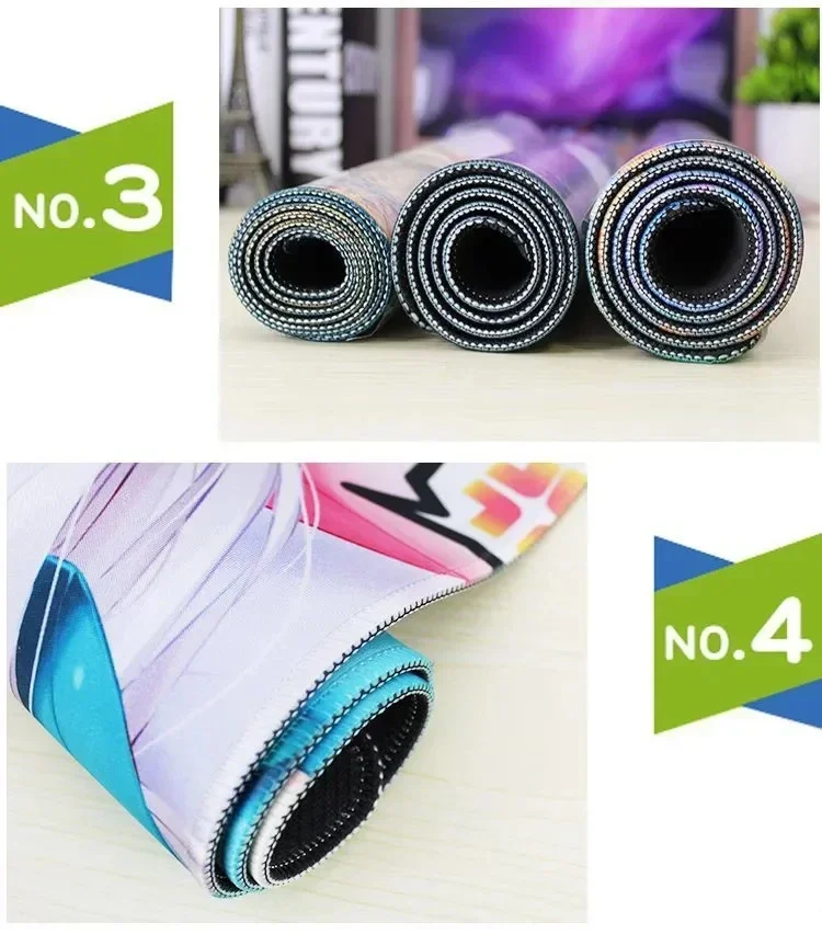 Black Gaming Samurai Oni MousePad Japan Mask Girl Deskmat Large Gamer Professional Premium MouseBpad Speed Control Accessories