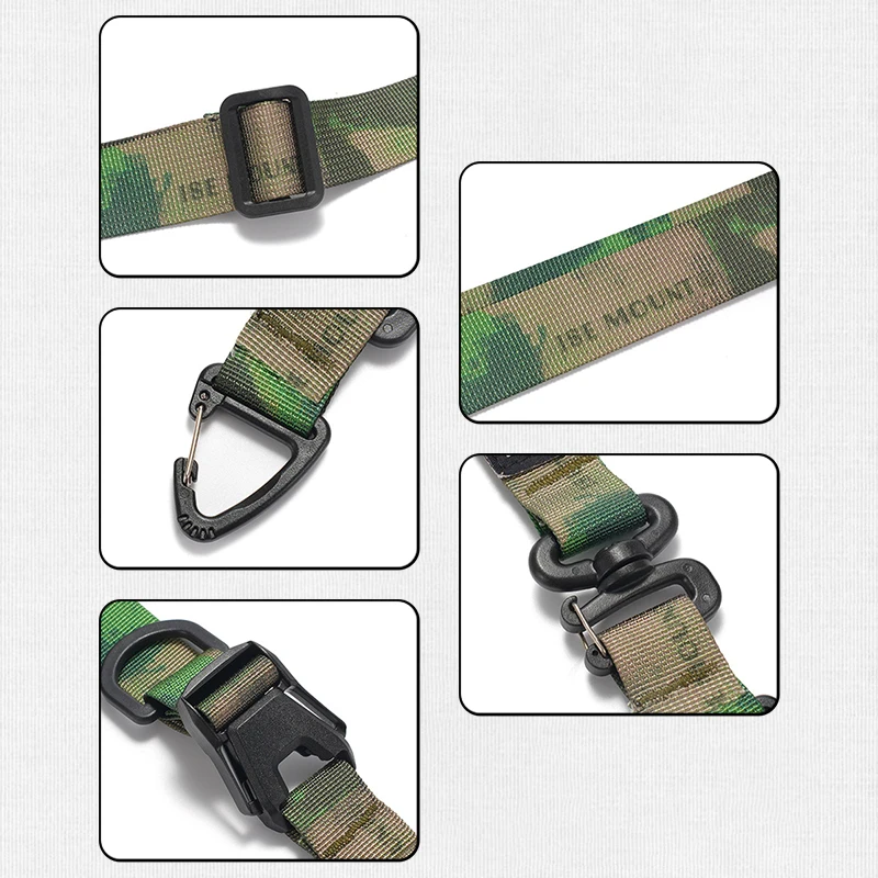 Adjustable Multi-Purpose Shoulder Strap for Outdoor Camping Hiking Backpacks - Heavy-Duty Extensible Bag Accessory