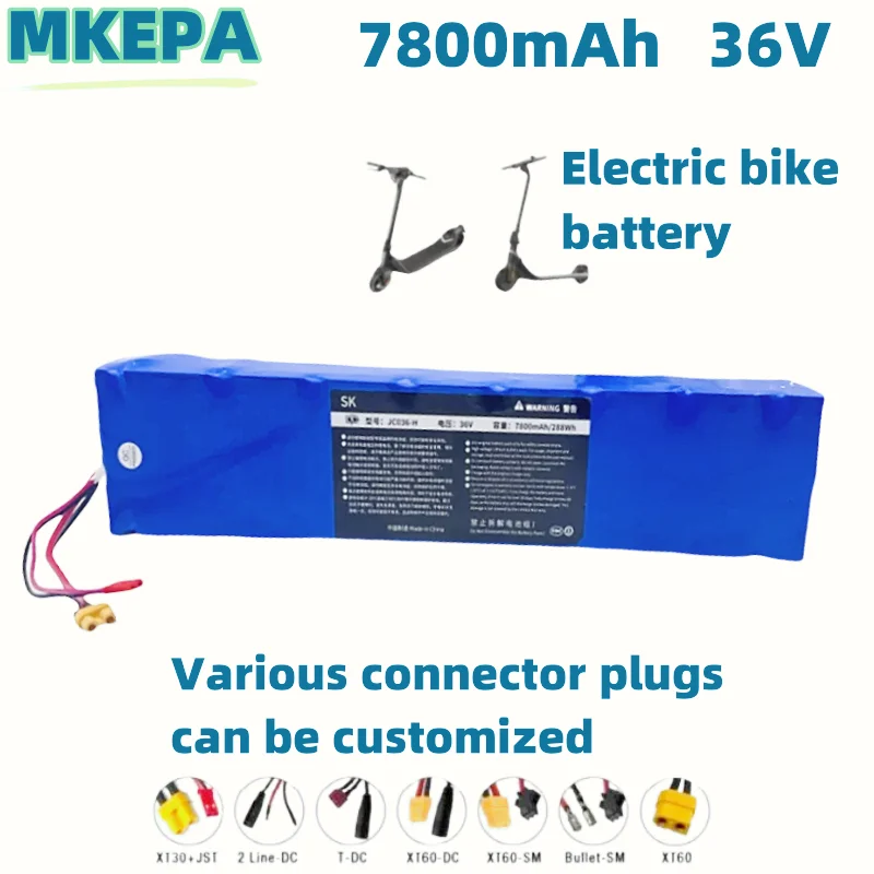 Batterie au lithium pour Xiaomi Mijia M365 Pro, vélo électrique, scooter, 20A BMS, 36V, 7800mAh, 10S3P, 18650