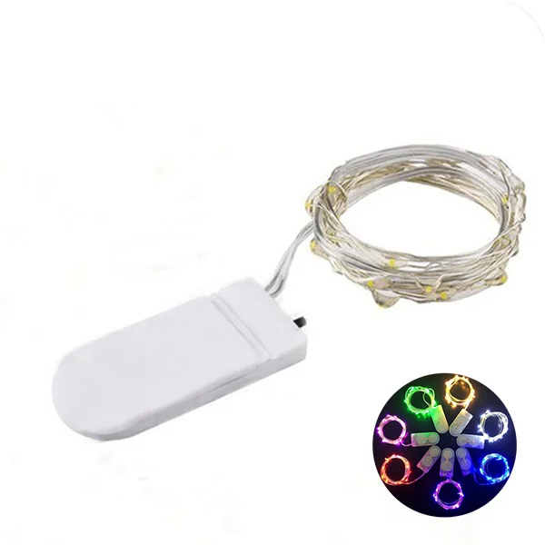 Fairy String Lights 2M 20 Copper Wire Powered Fairy Rope light for Decoration (Blue)