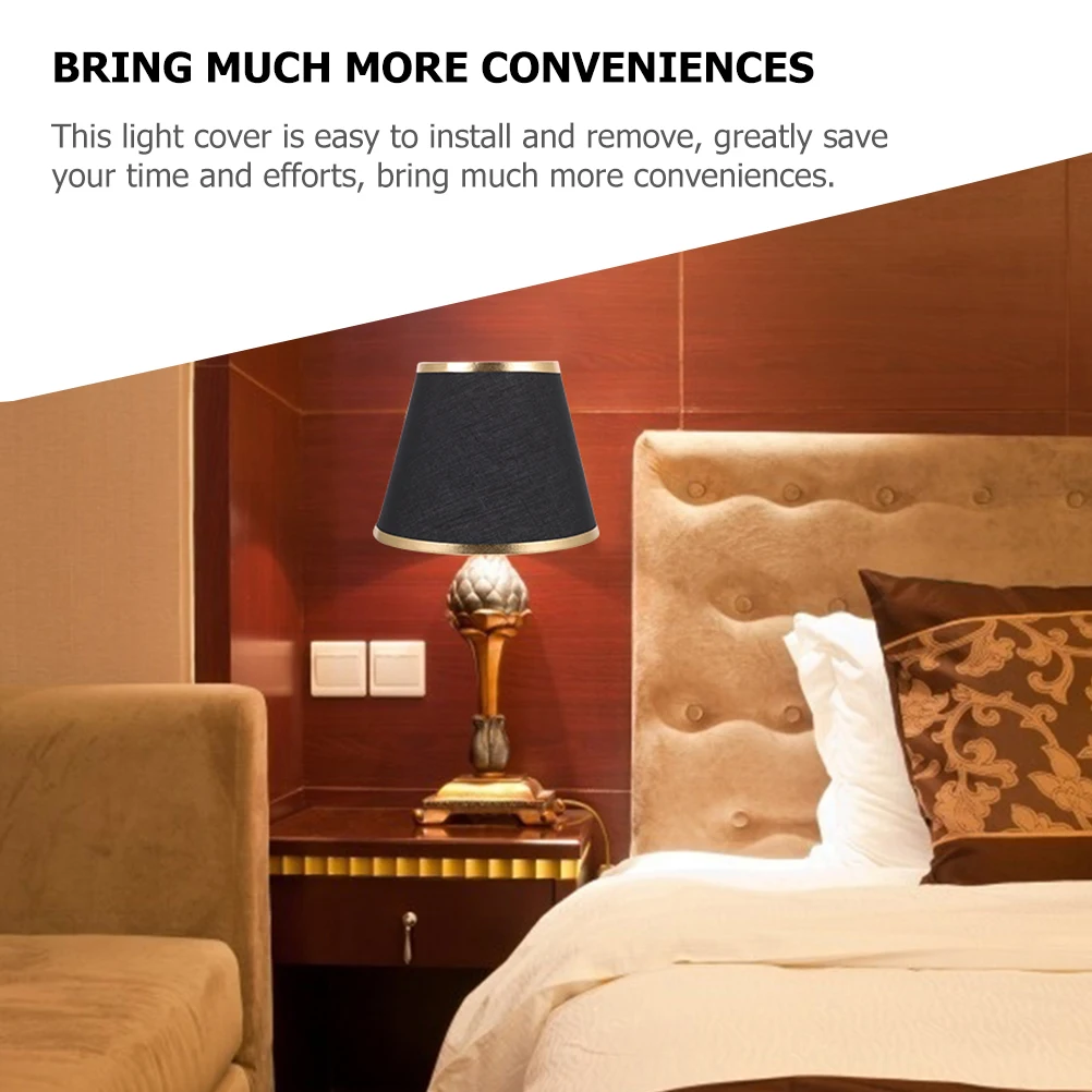 

Fabric Lamp Shade Modern Decorative Light Cover for Table Floor Pendant Ceiling Lamps Easy Install Durable Use